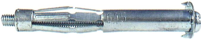 Kovová hmoždinka typ MOLLY do dutin M4x38 d7x32 - 100ks