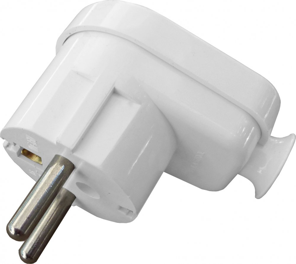 Zástrčka úhlová s uzemněním UniSchuko