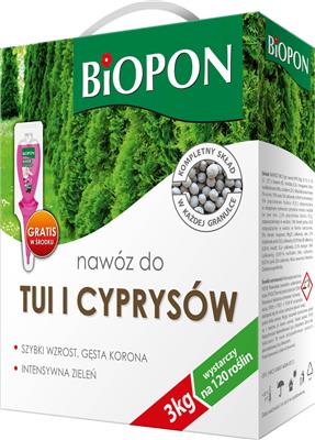 Hnojivo pro túje a cypřiše 3 kg