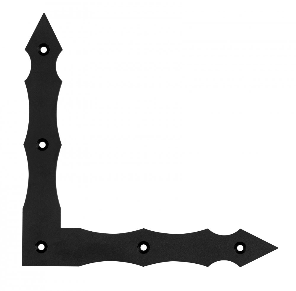 rohovník ozdobný 200x200x30x3.0mm ČER NAD 2 C