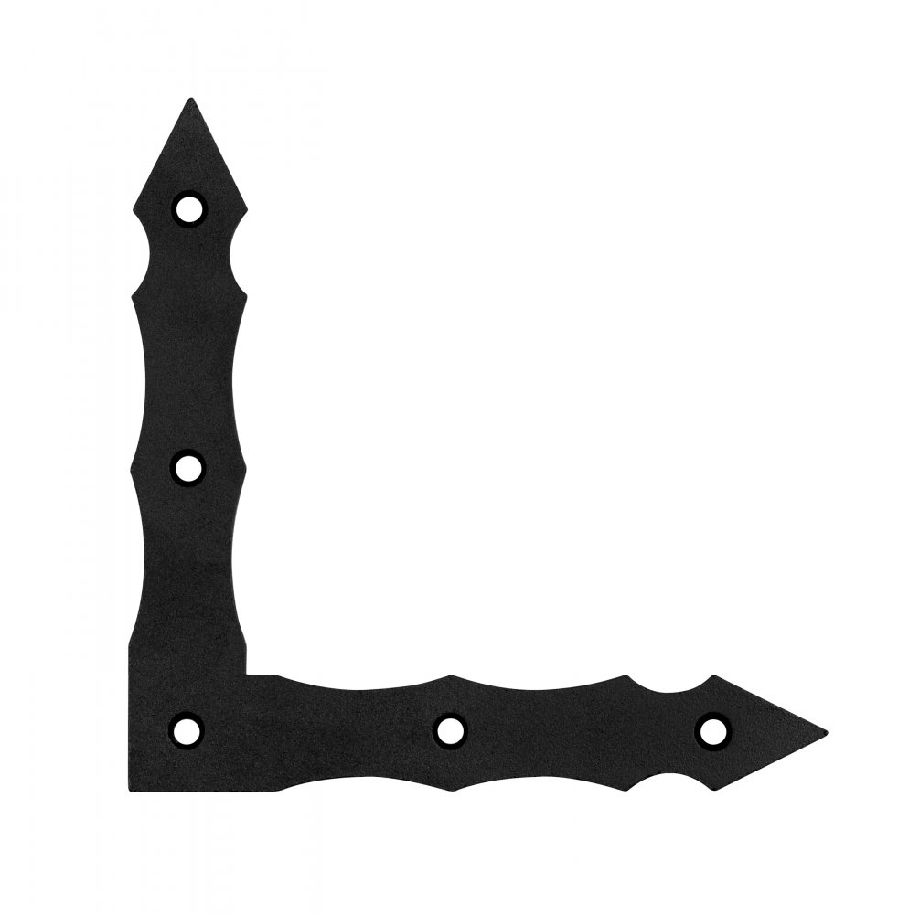 rohovník ozdobný 100x100x15x2.0mm ČER NAD 8 C