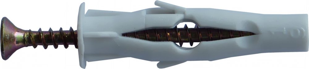 Hmoždinka universální s křížovou drážkou nylonova 10/6x80 - 100ks