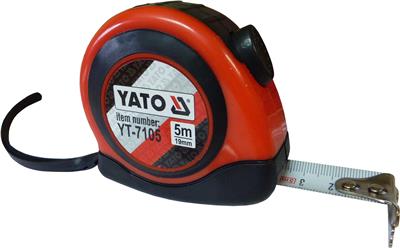 Metr svinovací 5 m x 19 mm autostop - YT-7105