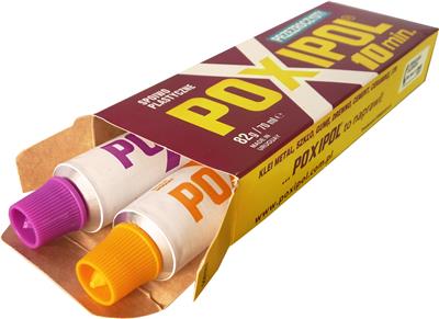 Lepidlo Poxipol průhledný 82g /70ml