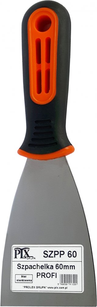 Špachtle s plastovou rukojetí červená 4mm