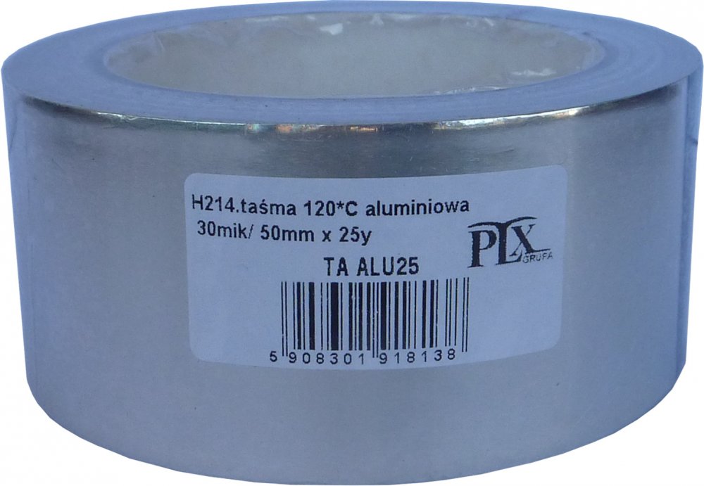PLX Hliníková páska 200 st.C 50mm x 50m