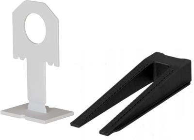 Spona bílá spoj 1,0mm 50ks  / + 50 klínů