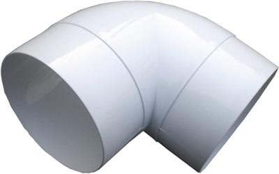 PVC kulaté koleno 100/90