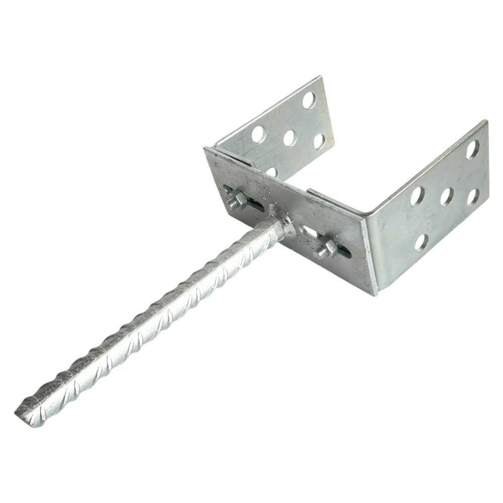 Levně PS 20-160 Patka sloupku typu "U" stavitelná 20-160x100x310mm