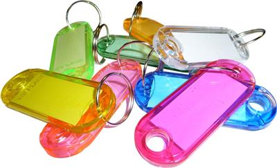 Plastová klíčenka jednostranná