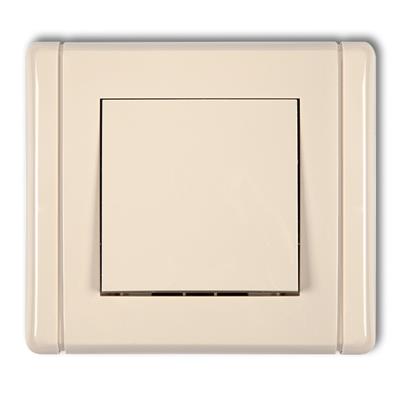 KARLIK jednoduchý vypínač béžový