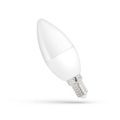 LED žárovka E14 8W svíčka studená
