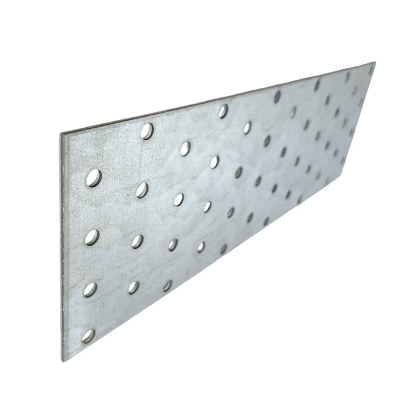 PP10 / PP18 Destička perforovaná 80x240x2mm tesařská spojka děrovaná pozinkovaná CE