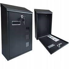 Skrzynka na listy czarna Luigi