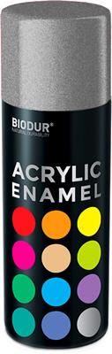 Akrylový email ve spreji - stříbrná 400ml/ RAL 9006