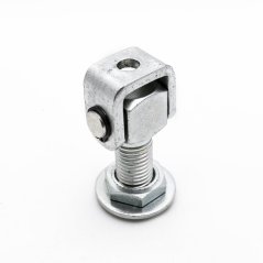 ZRS 20 b Závěs stavitelný k přivaření 48mm M20 bílý zinek