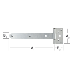 ZB 200 Závěs brankový 200x45x90x35x3mm