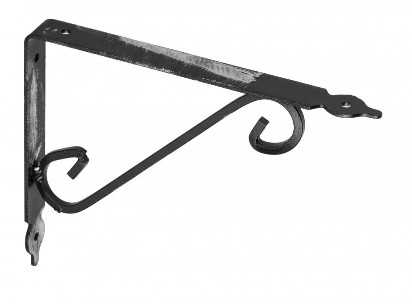 WOZ 240 AS konzola dekorativní kovaná 240x190 antik stříbrná