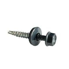 Wkręty farmerskie samowiercące z borem, farmery 4,8x60 szary RAL 7016 - 100szt