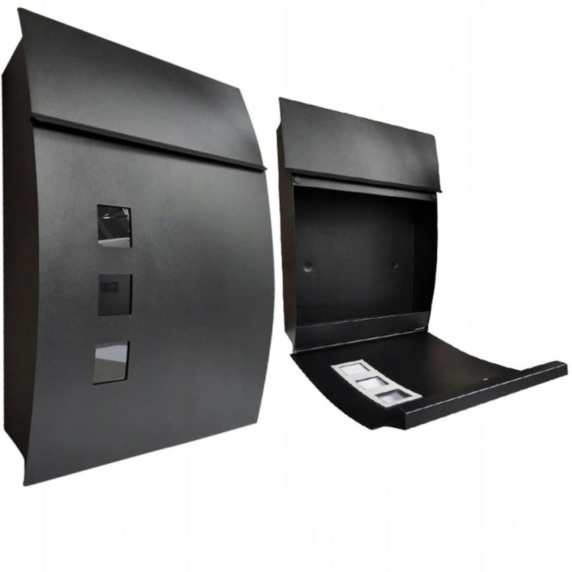 Poštovní schránka černá Enzo