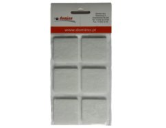 Filcová podložka 45x45 bílá - 6 ks