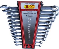 Sada očkových a plochých klíčů 6-19mm 12ks