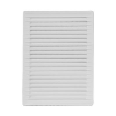 Větrací mřížka se síťkou 140x210 bílá