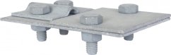 Podpěra vedení na střechy konektor 4xM8x20 100x67mm d8/10