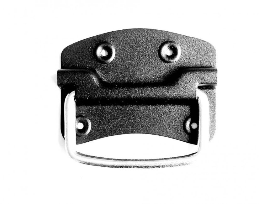 US 110bc Držák bednový 110x80mm černý