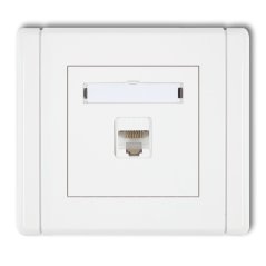 FLEXI gn.komp.1xRJ45 kat.5e BEŻ 1FGK-1