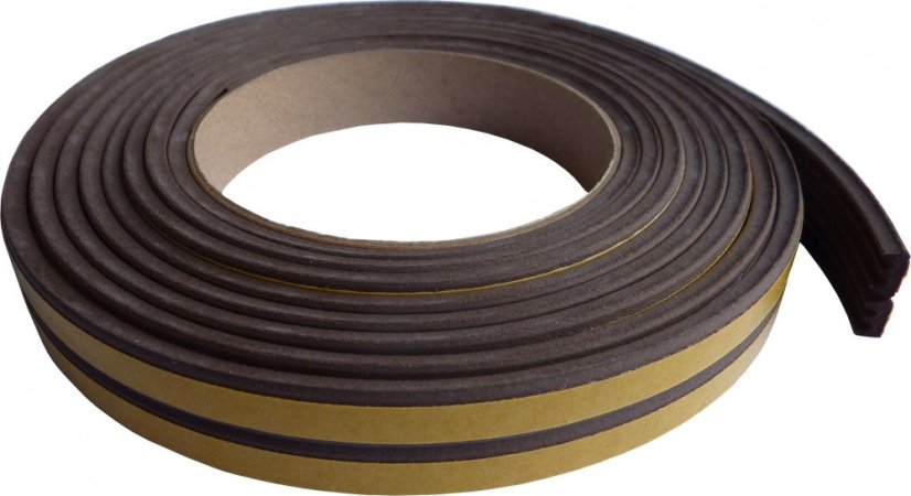 Těsnění profil E 150m bílá