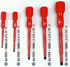 Elektromonážní plochý šroubovák 1000V 0,6x3x100mm