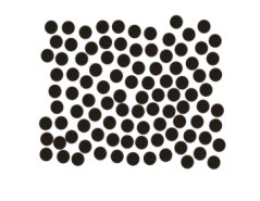 Filcová podložka d12 černá - 100 ks