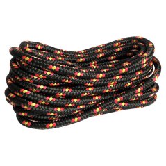 PPF 16 Polypropylenové lano pletené s jádrem - průměr 16mm, 30 metrů černé
