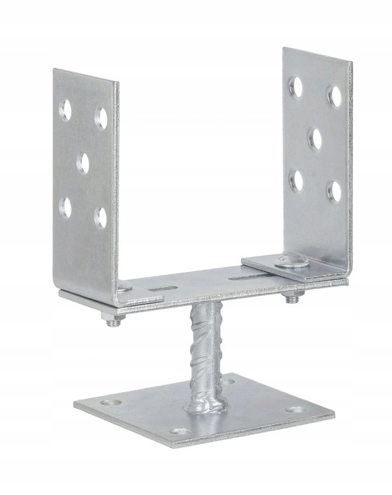 PSP 20-160 Patka sloupku typu "U" stavitelná k přišroubování 20-160x100x185x100x100mm