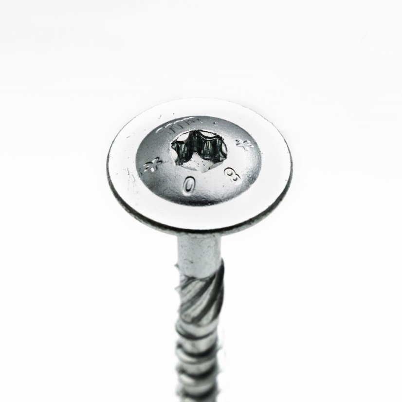CTO 08050 Wkręt ciesielski z główką talerzową do kotew 8x50mm