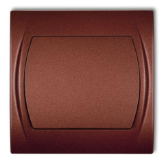 Vypínač jednoduchý 9LWP-1L metalický bronz