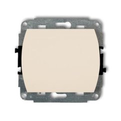 KARLIK Jednoduchý vypínač podsvícený béžový