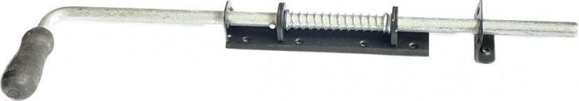 WSP 500c Zástrč pružinová s dřev. koncovkou 500x50mm černá