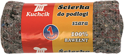 Utěrka bavlněná na podlahu šedá 50x60cm