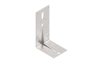 KP 14 Stavební Úhelník tesařský s prolisem 150x90x65x2,5mm