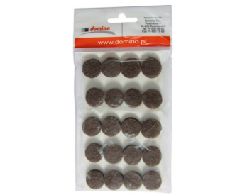 Filcová podložka d20 hnědá - 20 ks