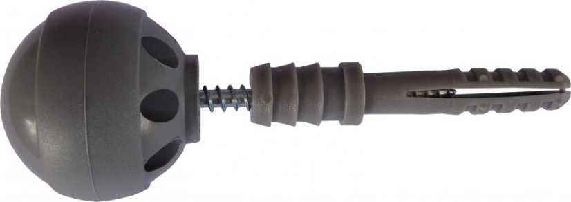 BLISTER odbojnik drzwiowy 8x60 szary