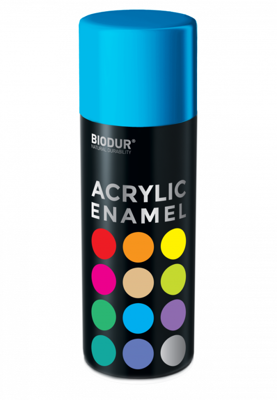 Akrylový email ve spreji - blankytně modrá 400ml/RAL 5015