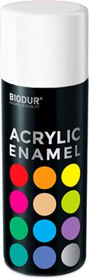 Akrylový email ve spreji - lesklá bílá 400ml/RAL 9010