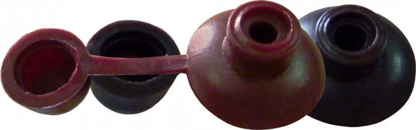 Ozdobná rozeta hřebíku hnědá d4 - 200ks