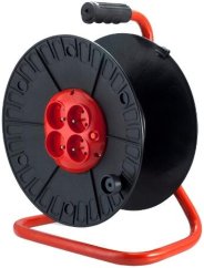 Univerzální navíjecí buben na prodlužovací kabel 4 zásuvky 2P + Z