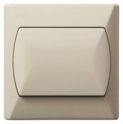 Jednoduchý vypínač béžový