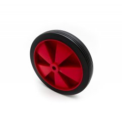 Kółko do wózka fi122/30kg, łożysko ślizgowe, czerwone