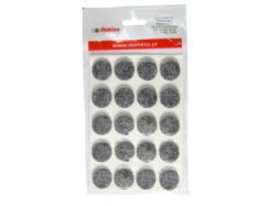 Filcová podložka d20 šedá - 20 ks